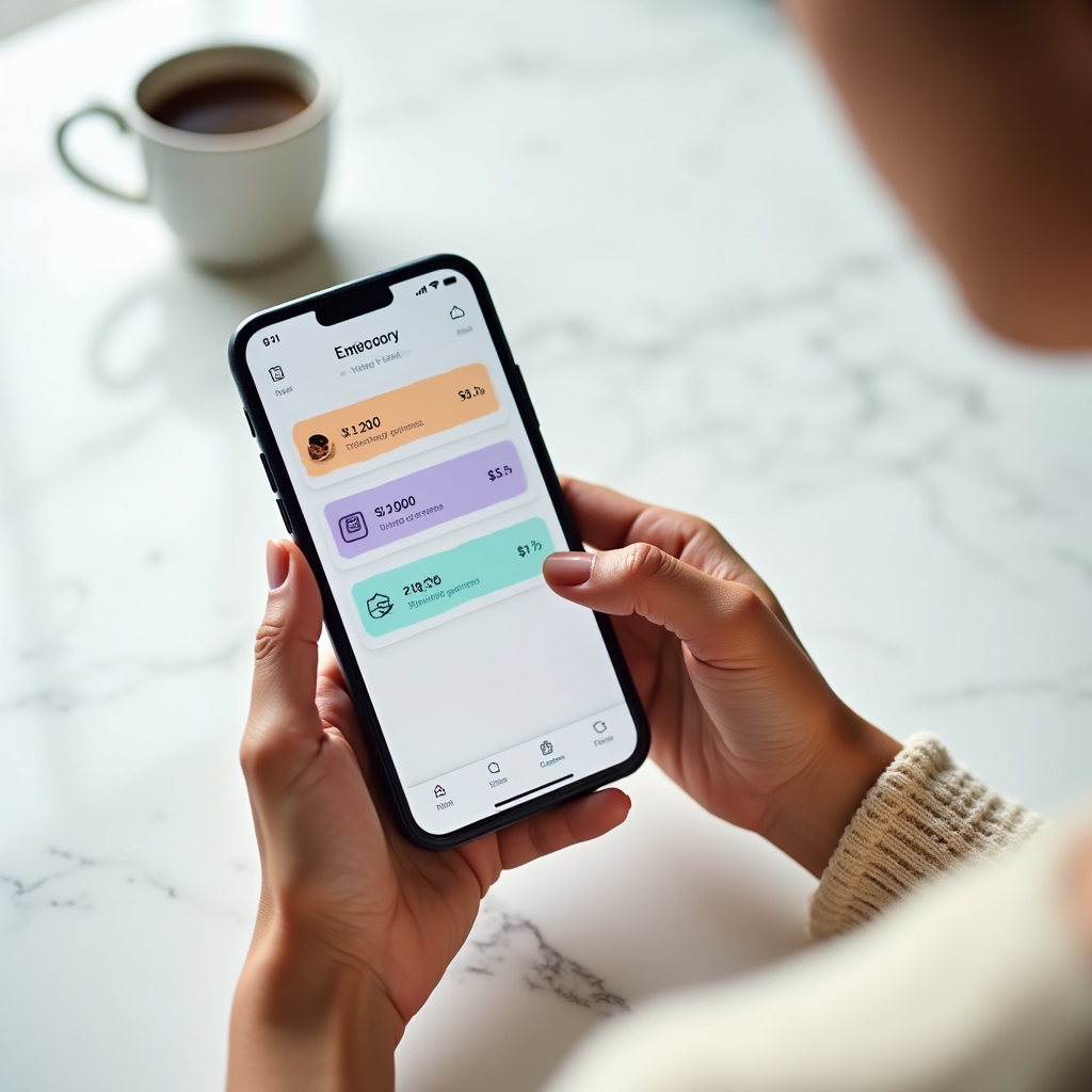 Schermata di app gratuita per la gestione delle spese personali su smartphone